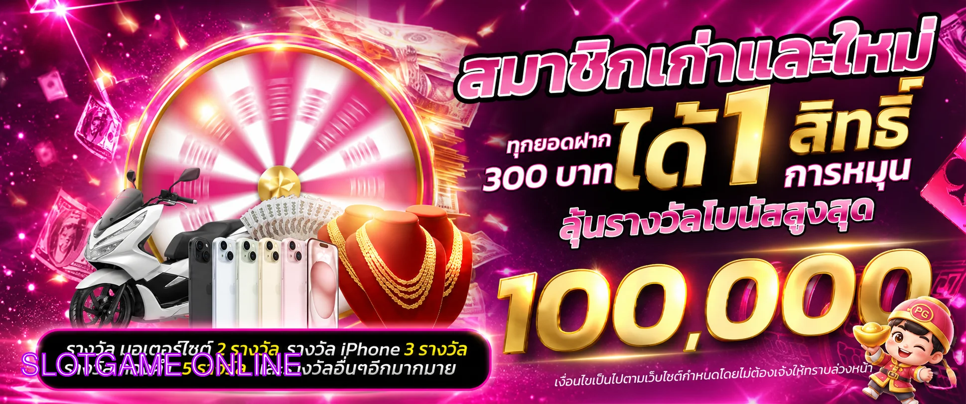 วิธีสมัคร SLOTGAME ONLINE ฟรี รับโบนัสสมาชิกใหม่ 100 บาท